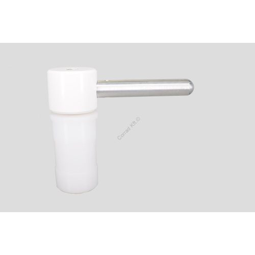 End piece for rotating-arm flagpole body