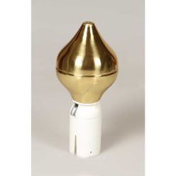 Flagpole finial gold onion with holder