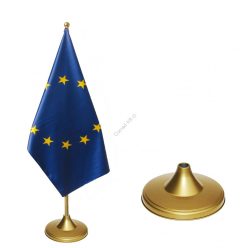 Indoor ministerial flag holder, matt gold