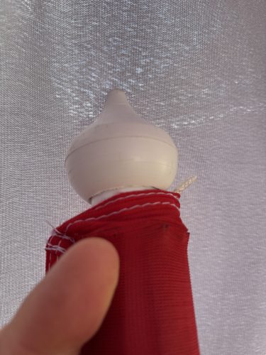 Zászlócsavarodás gátló