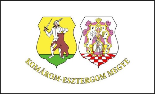 Komárom-Esztergom vármegye zászló 40x60cm