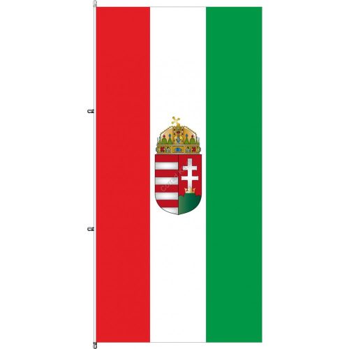 Karabineres álló címeres Magyar zászló