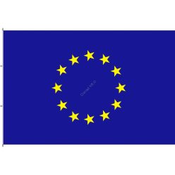 Karabineres fekvő EU zászló 90x150cm