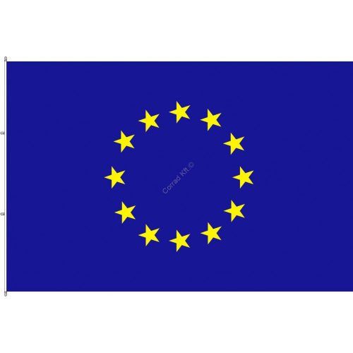 Karabineres fekvő EU zászló