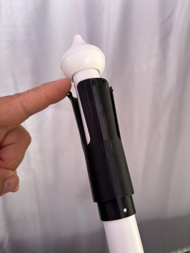 Műanyag zászlórúd 1,5 m csavarodásgátlóval 